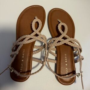 kelly and katie braided sandal